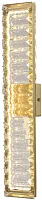 Бра LED Manor 4195-2W Favourite прозрачный 2 лампы, основание золотое в стиле классический 
