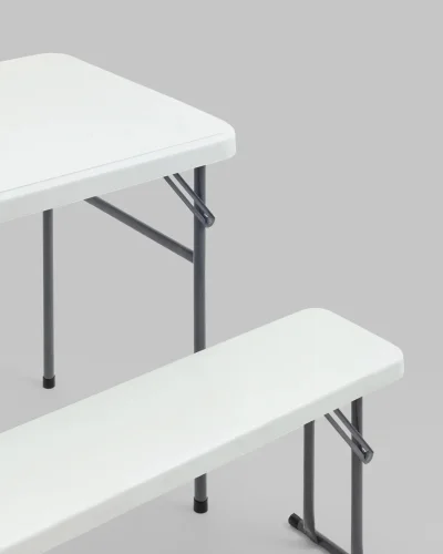 Комплект стола и двух скамеек, белый УТ000036671 Stool Group фото 9