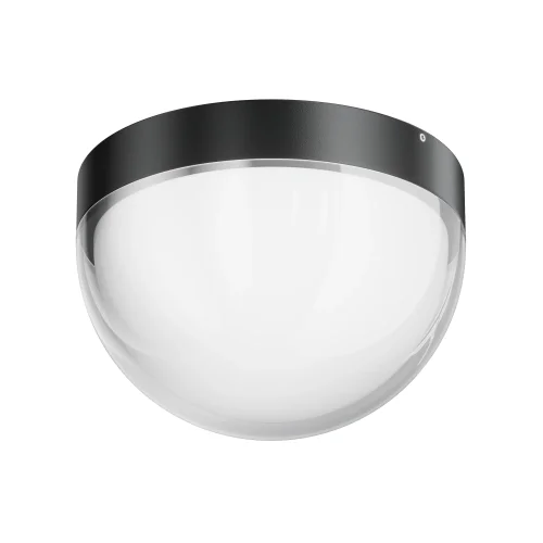 Потолочный светильник уличный LED Mon O438CL-L12GF3K Maytoni уличный IP65 графит на 1 лампу, плафон белый в стиле современный хай-тек LED