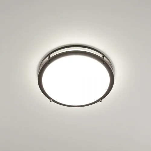Светильник потолочный LED Бостон CL709325N Citilux белый 1 лампа, основание венге коричневое в стиле современный  фото 2