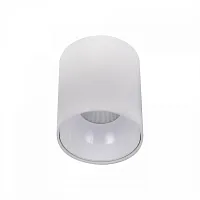 Светильник накладной LED Старк CL7440100 Citilux белый 1 лампа, основание белое в стиле хай-тек современный круглый