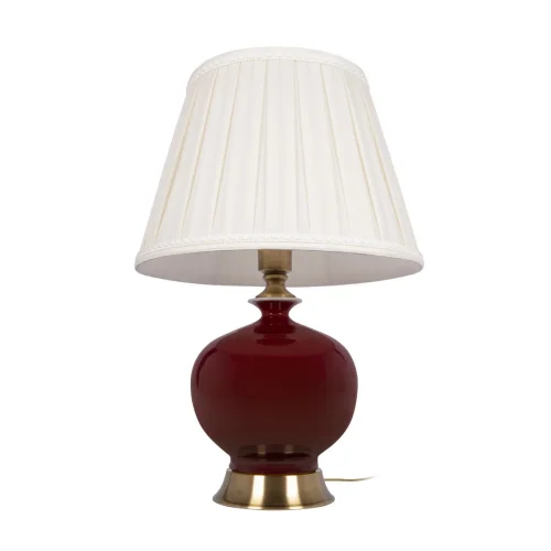 Настольная лампа Ruby 10267T/S LOFT IT бежевая 1 лампа, основание бордовое керамика в стиле классический современный  фото 3