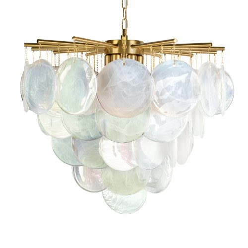 Люстра подвесная Лолли / Lolly 10492/600 Pearl LOFT IT белая на 6 ламп, основание бронзовое в стиле современный фото 4