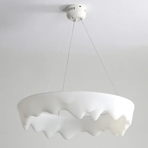 Люстра подвесная ODDLY C D65 220268-23 ImperiumLoft белая на 1 лампу, основание белое в стиле современный скандинавский минимализм фото 10