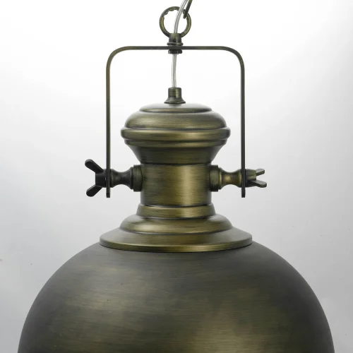 Светильник подвесной лофт Monsey GRLSP-9612 Lussole бронзовый 1 лампа, основание бронзовое в стиле лофт  фото 2