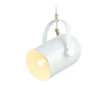 Светильник подвесной TR8205 Ambrella light белый 1 лампа, основание белое в стиле лофт 