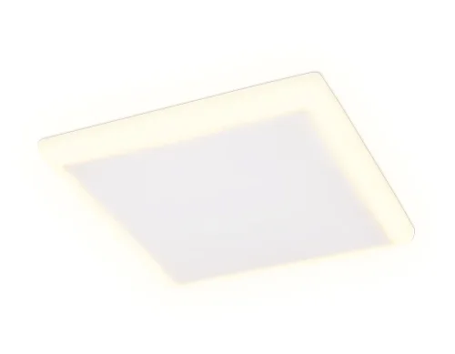 Светильник точечный LED Downlight DCR333 Ambrella light белый на 1 лампу, основание белое в стиле современный хай-тек квадратный фото 10