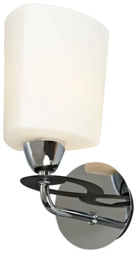 Бра  289-101-01 Velante прозрачный на 1 лампа, основание венге хром коричневое в стиле современный 