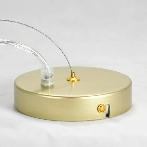 Светильник подвесной Wilcox LSP-8383 Lussole белый 15 ламп, основание матовое золото в стиле современный шар фото 4