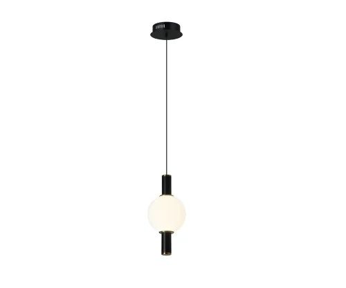Светильник подвесной LED Луена 07637-1A,19(01) Kink Light белый на 1 лампу, основание чёрное в стиле современный 