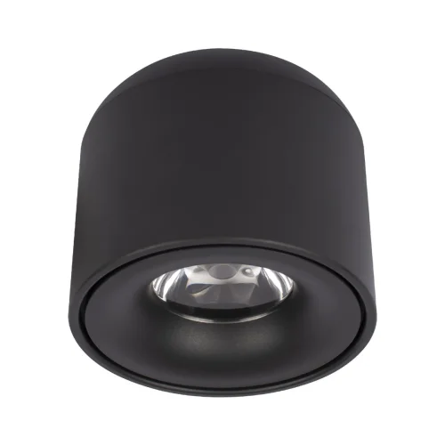Светильник накладной LED Tictac 10219 Black 3000K LOFT IT чёрный 1 лампа, основание чёрное в стиле современный круглый