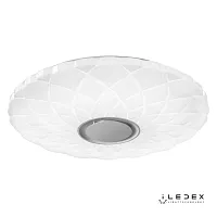 Светильник потолочный LED с пультом Sphere ZN-XU108XD-GSR-YK iLedex белый 1 лампа, основание белое в стиле модерн хай-тек с пультом