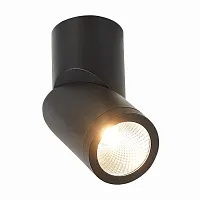Светильник накладной LED St650 ST650.442.10 ST-Luce чёрный 1 лампа, основание чёрное в стиле хай-тек круглый
