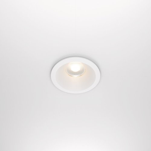 Светильник точечный LED Zoom DL034-L12W3K-D-W Maytoni белый 1 лампа, основание белое в стиле современный  фото 4