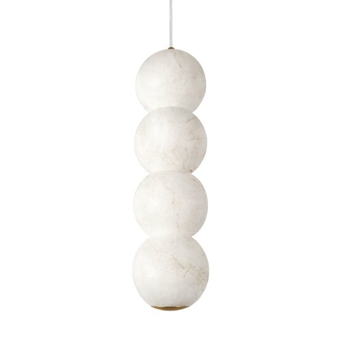 Светильник подвесной ЛЕД Бидз / Beads 10530/4P LOFT IT бежевый на 1 лампу, основание бронзовое в стиле современный фото 5