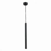Светильник подвесной LED St153 ST153.443.03 ST-Luce чёрный на 1 лампу, основание чёрное в стиле хай-тек трубочки