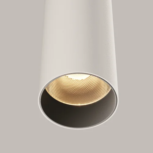 Светильник подвесной Focus LED P072PL-L12W3K-1 Maytoni белый на 1 лампу, основание белое в стиле современный хай-тек трубочки фото 15
