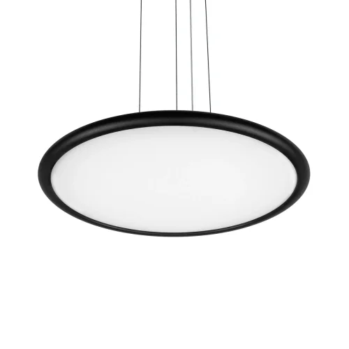 Светильник подвесной LED Sweety 10454/500P Black LOFT IT белый на 1 лампу, основание чёрное в стиле современный хай-тек круглый фото 3