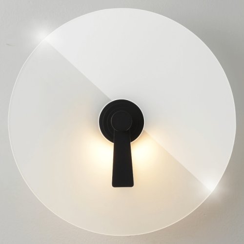 Бра ЛЕД CHIAROSCURO AP6W LED BLACK Crystal Lux белый на 1 лампу, основание чёрное в стиле современный фото 3