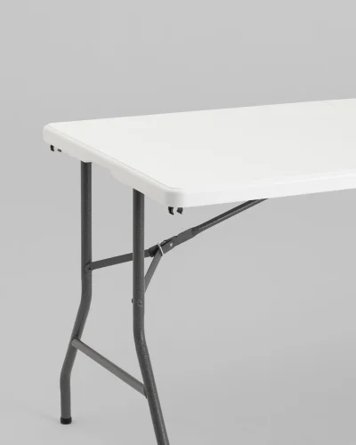 Стол складной 152*74*74 - чемодан, белый УТ000038894 Stool Group столешница белая 78874 из 78873 пластик фото 2