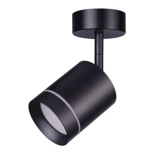Светильник накладной LED Arum 358260 Novotech чёрный 1 лампа, основание чёрное в стиле хай-тек современный круглый