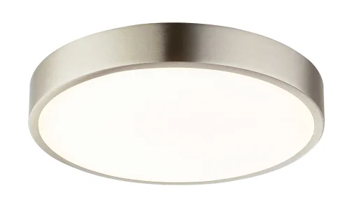 Светильник потолочный LED Vitos 12366-30 Globo белый 1 лампа, основание матовое никель в стиле хай-тек современный 