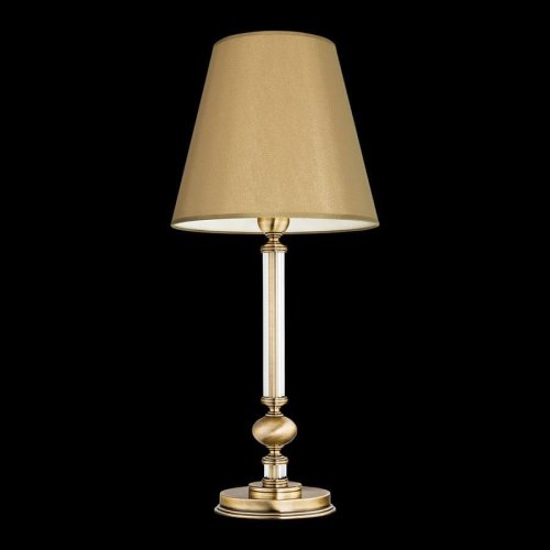Настольная лампа Rossano ROS-LG-1(P/A) Kutek золотая 1 лампа, основание бронзовое металл в стиле классический  фото 2