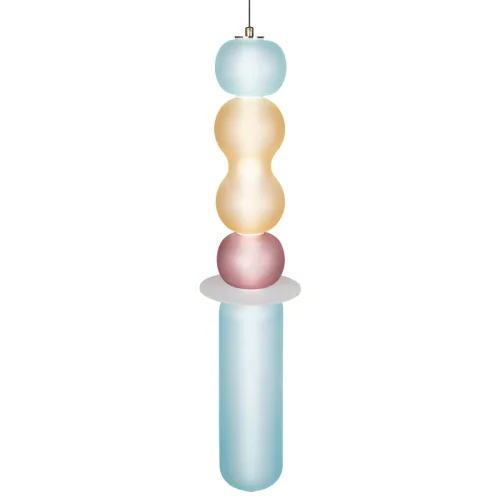 Светильник подвесной LED Lollipop 10239P/F LOFT IT разноцветный 1 лампа, основание разноцветное в стиле мемфис  фото 3