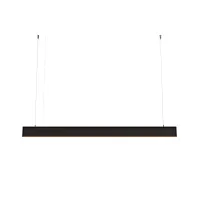 Светильник подвесной LED Basis P070PL-2.7-3-4K-B Maytoni чёрный на 1 лампу, основание серое в стиле современный хай-тек 