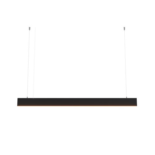 Светильник подвесной LED Basis P070PL-2.7-3-4K-B Maytoni чёрный на 1 лампу, основание серое в стиле современный хай-тек 