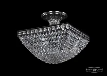 Светильник потолочный 19322/25IV NB Bohemia Ivele Crystal прозрачный 2 лампы, основание никель в стиле классика sp