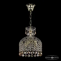 Светильник подвесной 14781/22 G Leafs K721 Bohemia Ivele Crystal прозрачный 3 лампы, основание золотое в стиле классика leafs