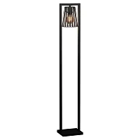 Торшер Bogota 390006 Eglo чёрный на 1 лампу, основание чёрное в стиле современный лофт 