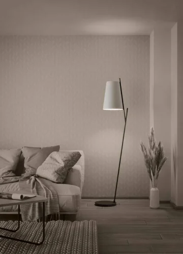 Торшер Petrosa 390137 Eglo  серый 1 лампа, основание чёрное в стиле современный
 фото 3