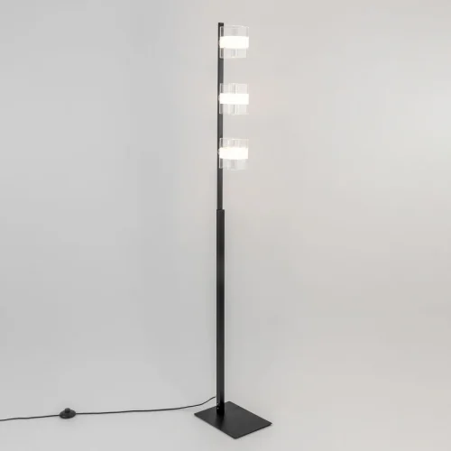 Торшер Вирта CL139932 Citilux  прозрачный 3 лампы, основание чёрное в стиле современный
 фото 2