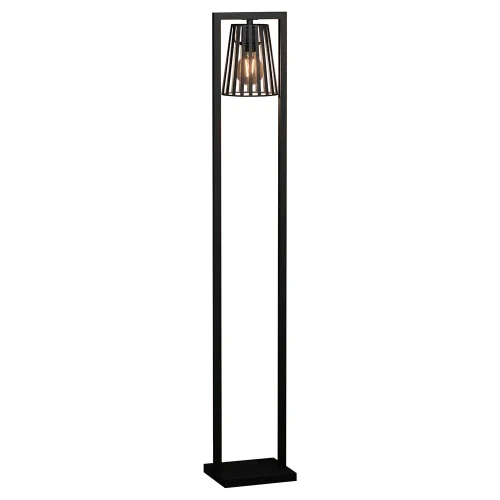 Торшер Bogota 390006 Eglo чёрный на 1 лампу, основание чёрное в стиле современный лофт 