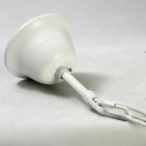 Люстра подвесная LSP-8033 Lussole белая на 8 ламп, основание белое в стиле современный  фото 4