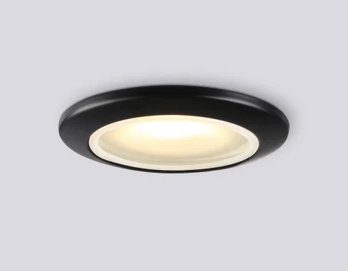 Светильник точечный IP Protect TN111 Ambrella light чёрный 1 лампа, основание чёрное в стиле хай-тек современный  фото 3