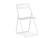 Пластиковый стул Fold складной white 15483 Woodville, белый/, ножки/металл/белый, размеры - ****430*460