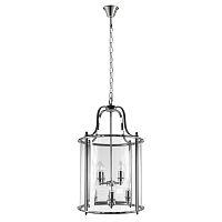 Светильник подвесной Lighthouse 10456/8 CR LOFT IT прозрачный на 8 ламп, основание хром в стиле классический арт-деко 