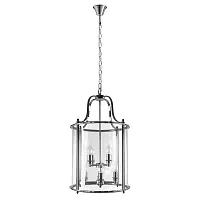 Светильник подвесной Lighthouse 10456/8 CR LOFT IT прозрачный на 8 ламп, основание хром в стиле классический арт-деко 