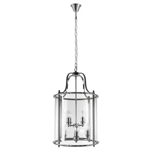 Светильник подвесной Lighthouse 10456/8 CR LOFT IT прозрачный на 8 ламп, основание хром в стиле классический арт-деко Светильник подвесной Lighthouse 10456/8 CR LOFT IT прозрачный на 8 ламп, основание хром в стиле классический арт-деко
