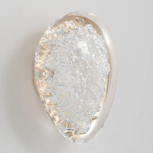 Бра LED FELICIDAD AP9W LED Crystal Lux прозрачный на 1 лампу, основание золотое в стиле современный фото 4