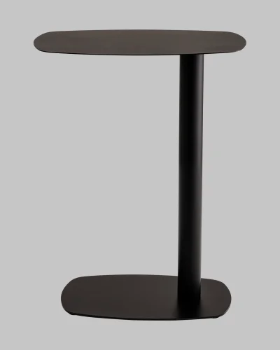 Журнальный столик Eanna S, металл, черный УТ000040320 Stool Group столешница чёрная из металл фото 2