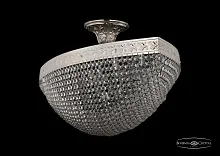 Люстра потолочная хрустальная 19323/90IV Ni Bohemia Ivele Crystal прозрачная на 12 ламп, основание никель в стиле классика sp