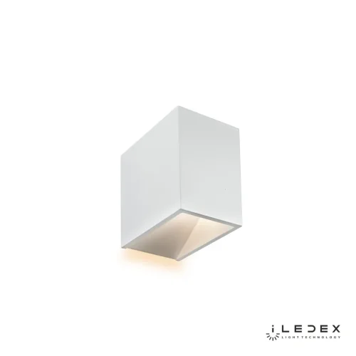 Бра LED Alkor ZD8084S-6W WH iLedex белый на 1 лампа, основание белое в стиле современный хай-тек 