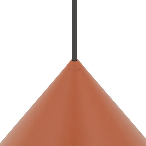 Светильник подвесной Zenith L 11483-NW Nowodvorski терракотовый на 1 лампу, основание терракотовое в стиле современный фото 4