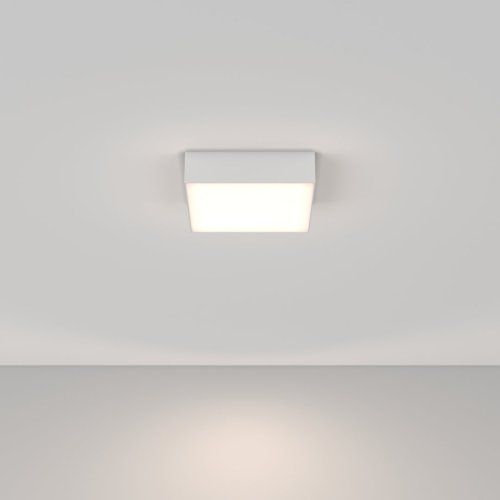 Светильник потолочный LED Zon C032CL-24W4K-SQ-W Maytoni белый 1 лампа, основание белое в стиле современный  фото 4