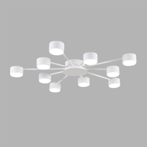 Светильник потолочный Torina 8343/10C Lumion белый на 10 ламп, основание белое в стиле минимализм фото 5