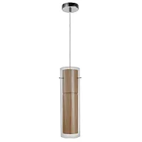 Светильник подвесной Bamboom 2838-1P Favourite прозрачный 1 лампа, основание хром в стиле кантри 